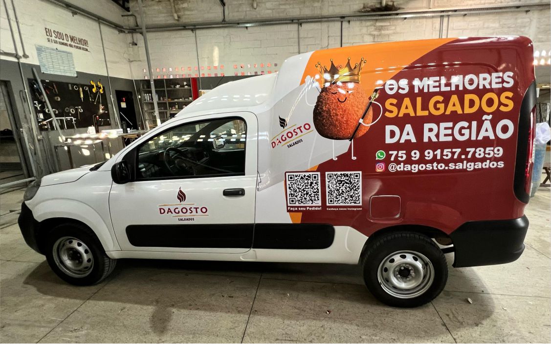 Envelopamento da Fiorino da Dagosto Salgados